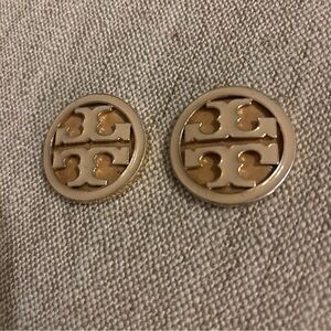 Tory Burch Tan Gold Medallions Replacement Part for Patent Leather Ballet Shoes